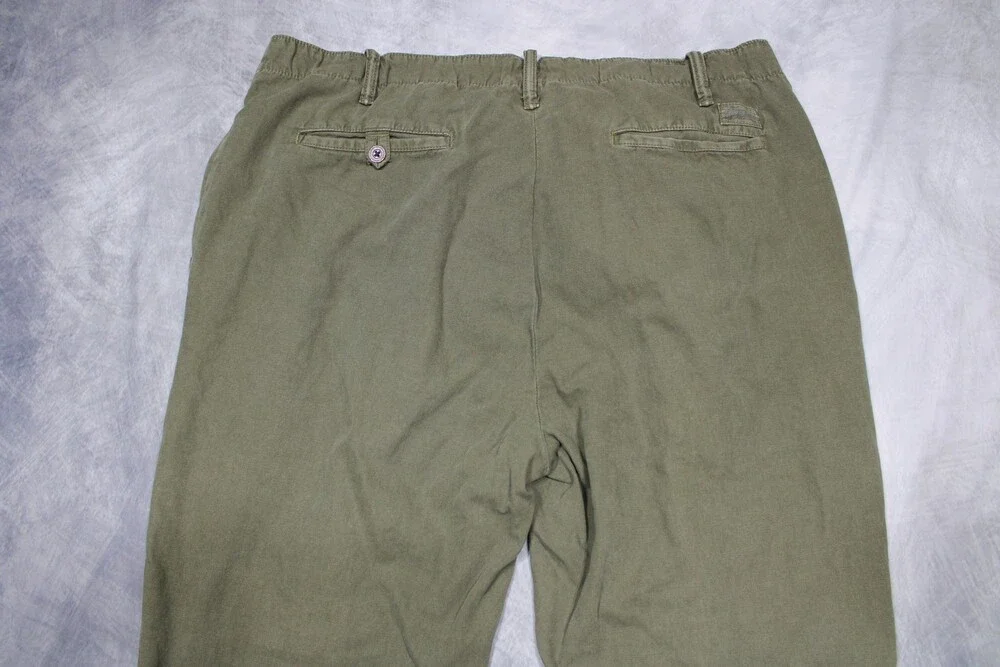 Polo Ralph Lauren Straight Fit Chino Pants Mens 38x30 Olive Green Nautical Goods